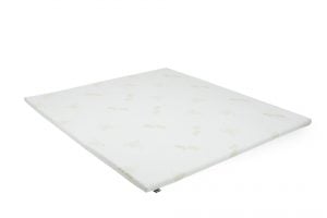Topper Aloe Vera 120x200x5 cm, husa detasabila si lavabila, fermitate medie