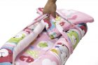 Baby Nest Somnart: Cosulet bebelusi + Salteluta 42x84x2 cm + Paturica 70×70 cm model Flori