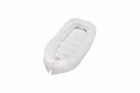 Pozitionator SomnArt baby nest, 94x60cm, cu dantela, alb
