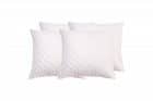 Set 4 perne matlasate Somnart, 70×70 cm, microfibra cu fibre de carbon