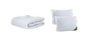 Set pilota de iarna Superior Plus Somnart pilota groasa 200×220 cm + 2 perne 50×70 cm, bumbac