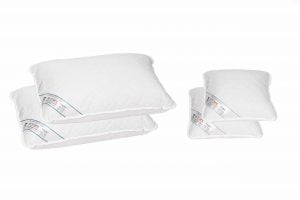 Set 2 perne 50×70 cm si 2 perne 40×40 cm HypoallergenicMed Somnart, microfibra matlasata