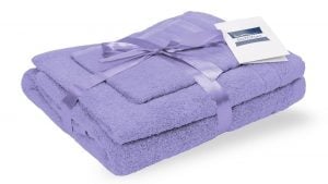 Set prosoape bumbac Somnart 600gsm de fata 50×90 cm + de corp 70×140 + de maini 30×50 cm, lila