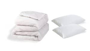 Set Confort Somnart pilota 200×220 cm + 2 perne 50×70 cm, microfibra