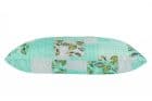 Perna SomnART Green Flowers, 50×70 cm, microfibra