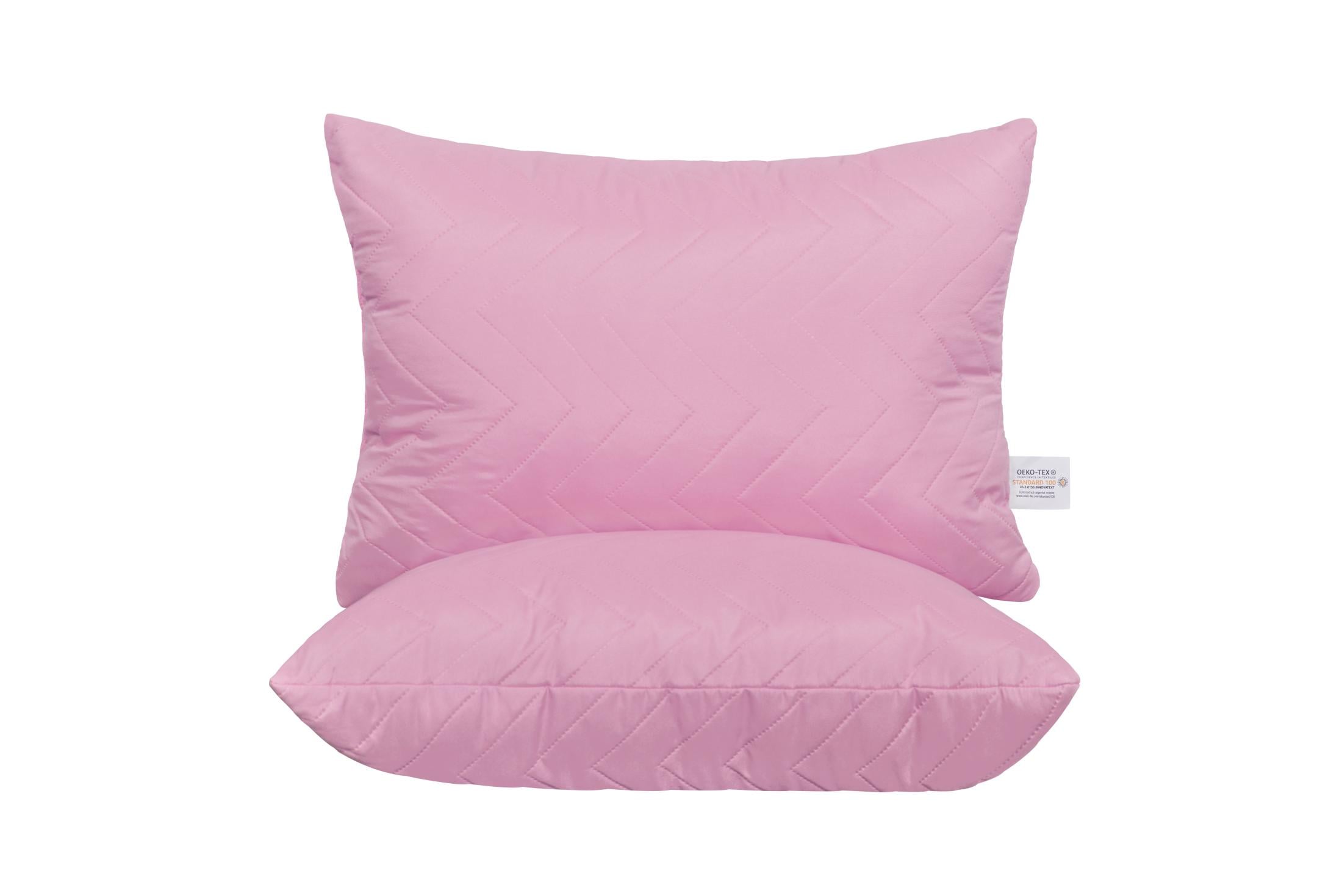 Set 2 Perne matlasate US, microfibra Sweet Liliac, 50x70 cm