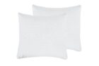 Set 2 Perne 60×60 Somnart Belina, microfibra, lavabile la masina, vidat, alb