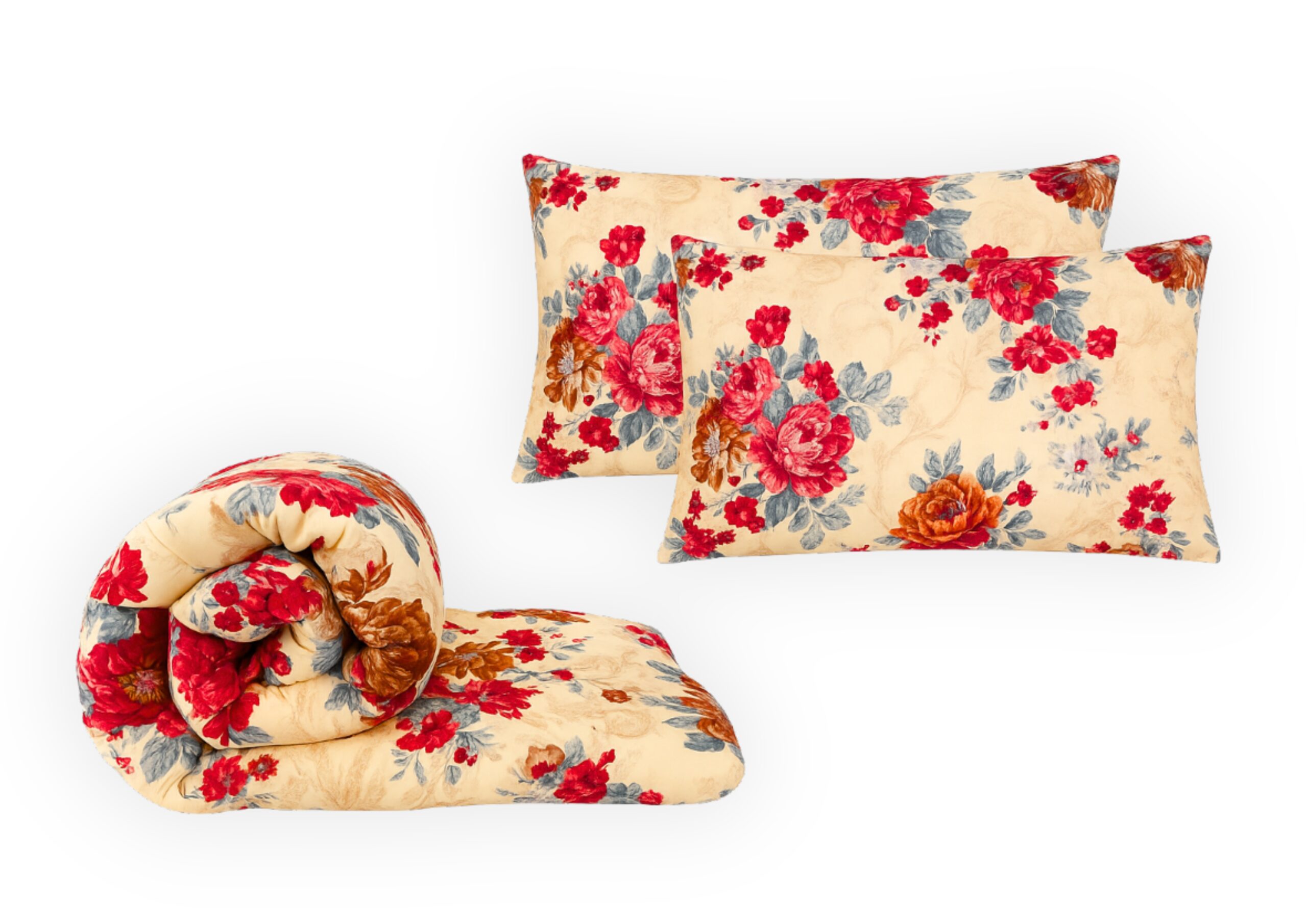 Set pilota Saphire, matlasata ata, fill 250gsm 180×200 + 2 perne Luxury Saphire, nematlasate 50×70