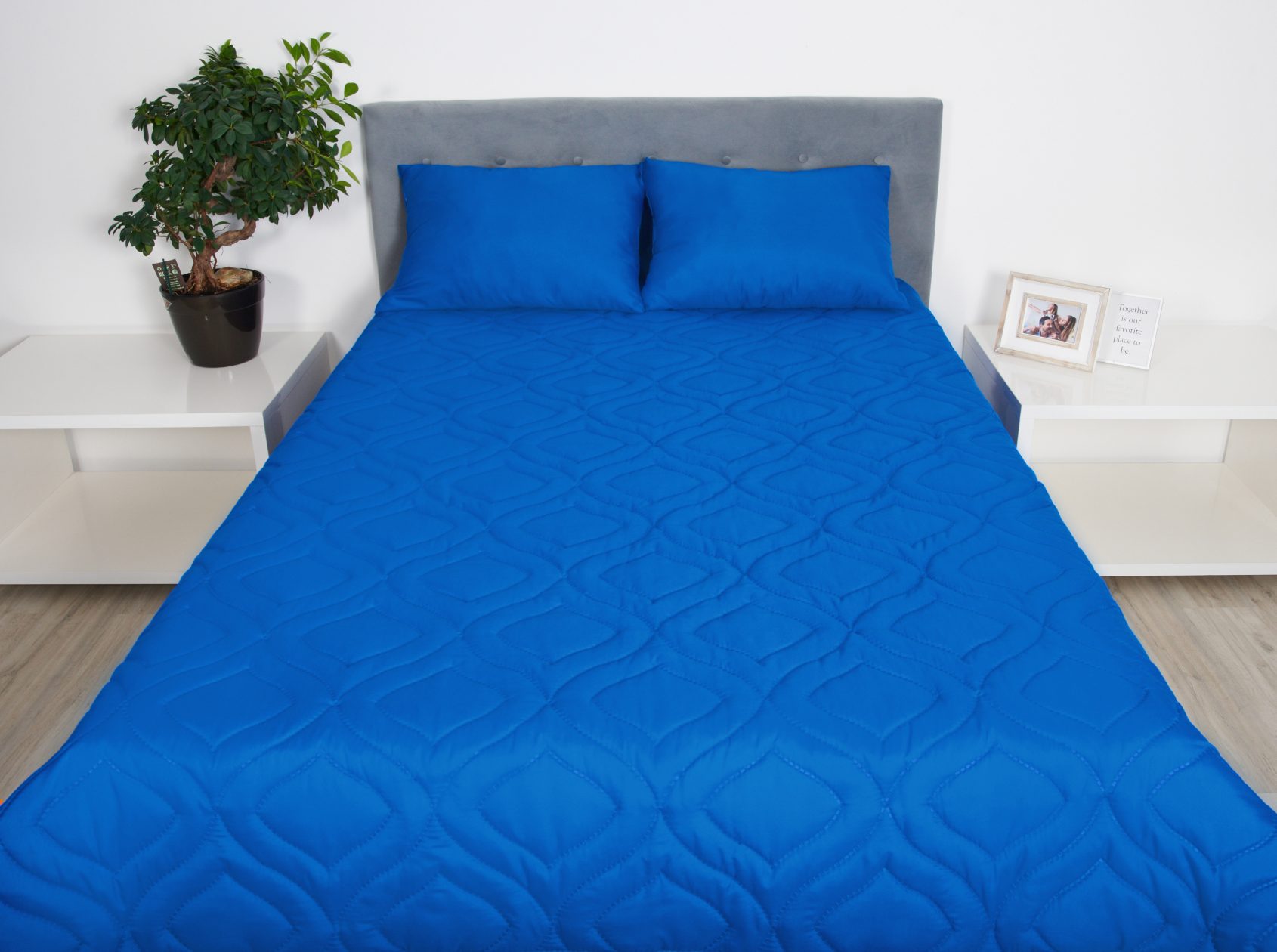 Pilota de vară 180×200 Somnart Belina, microfibra, lavabila la masina, vidata, Alb