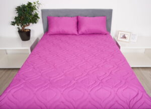 Pilota de vară 150×200 Somnart Belina, microfibra, lavabila la masina, vidata, Purple