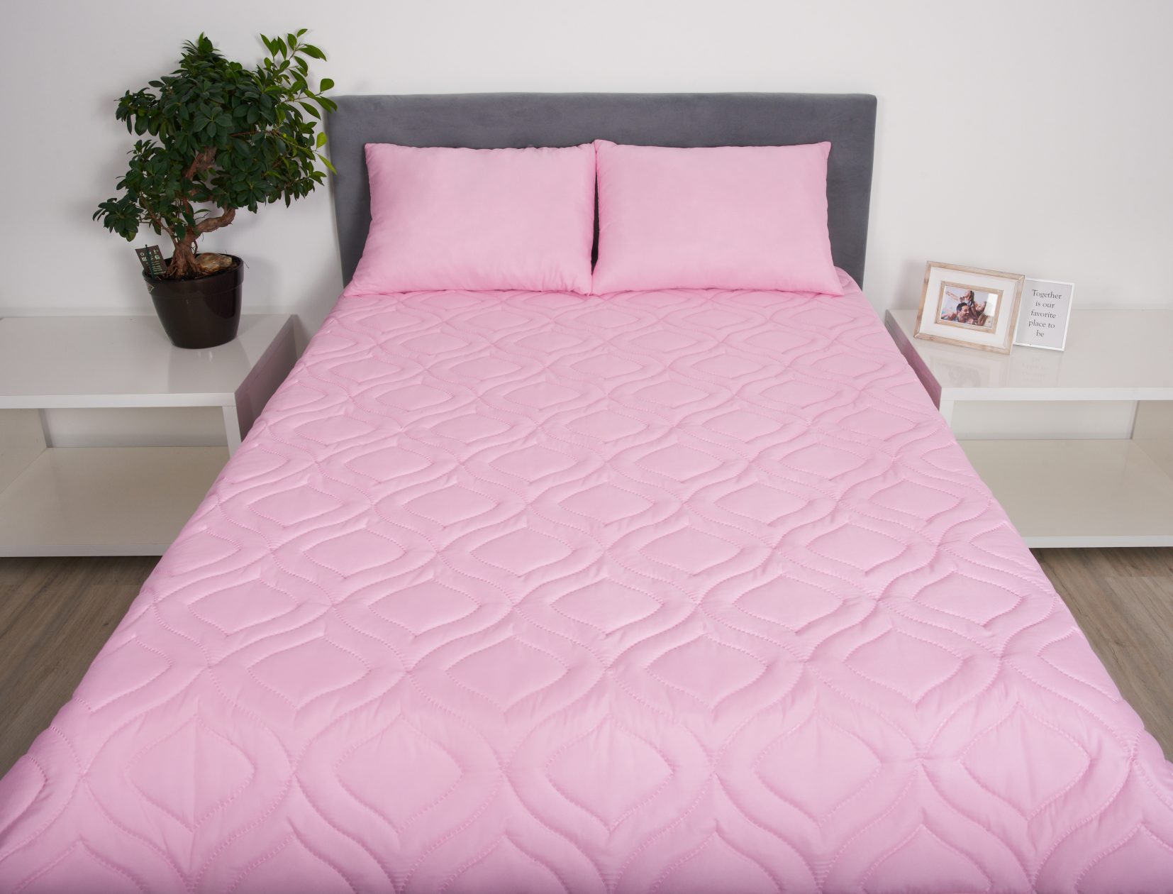 Pilota de vară 180×200 Somnart Belina, microfibra, lavabila la masina, vidata, Alb