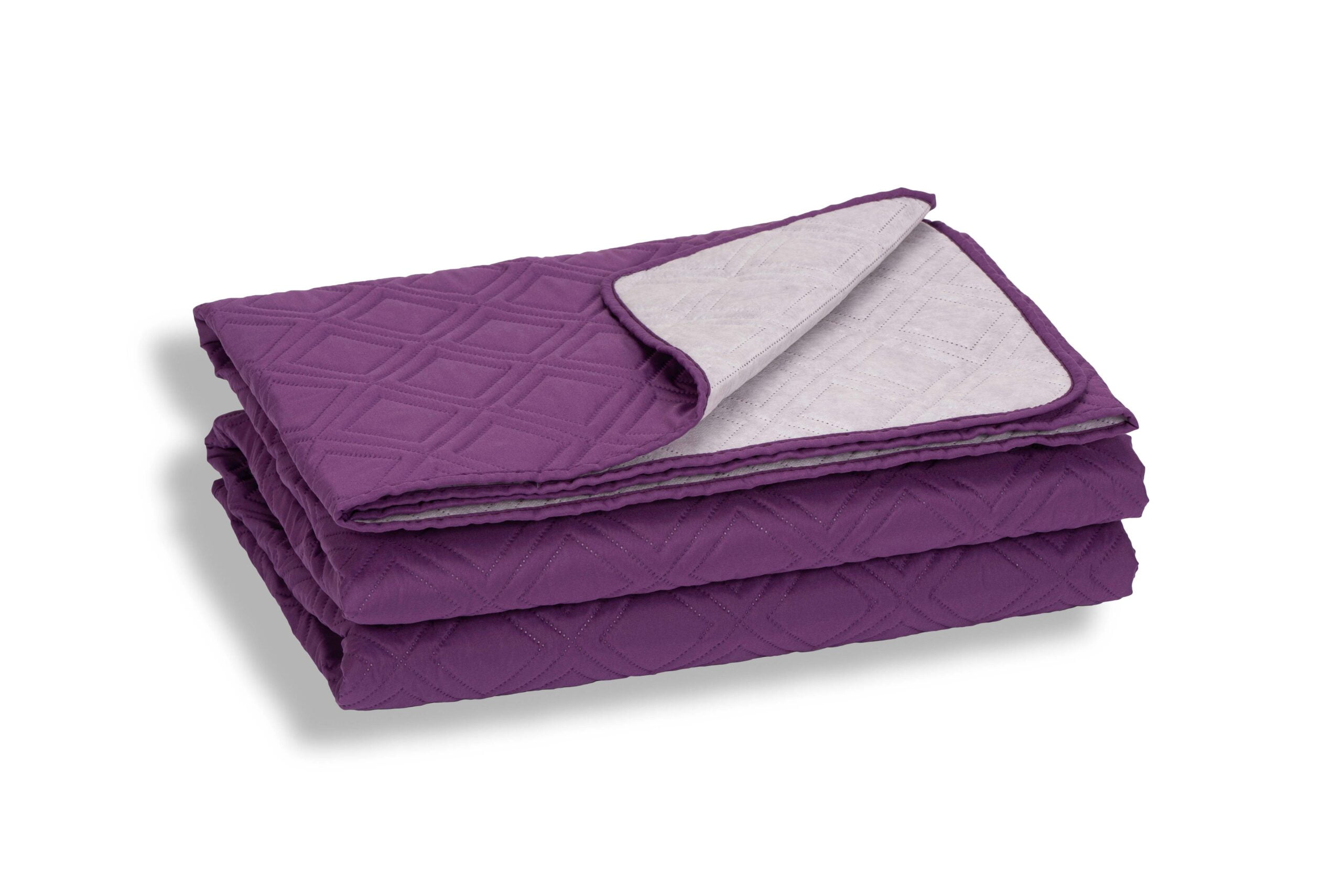 Cuvertura de pat Somnart, gri, microfibra soft-touch, 220×240 cm