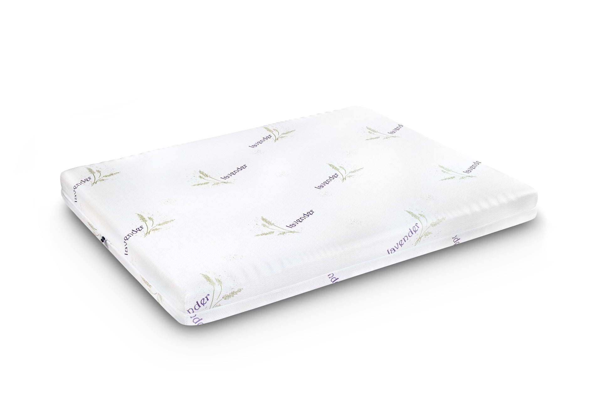 Saltea cu spumă poliuretanică 7 zone confort Somnart Lavender Fragrance 180x200, înălțime 18 cm, husă tratată lavandă, lavabilă, fermoar, fund anti-alunecare, fermitate medie