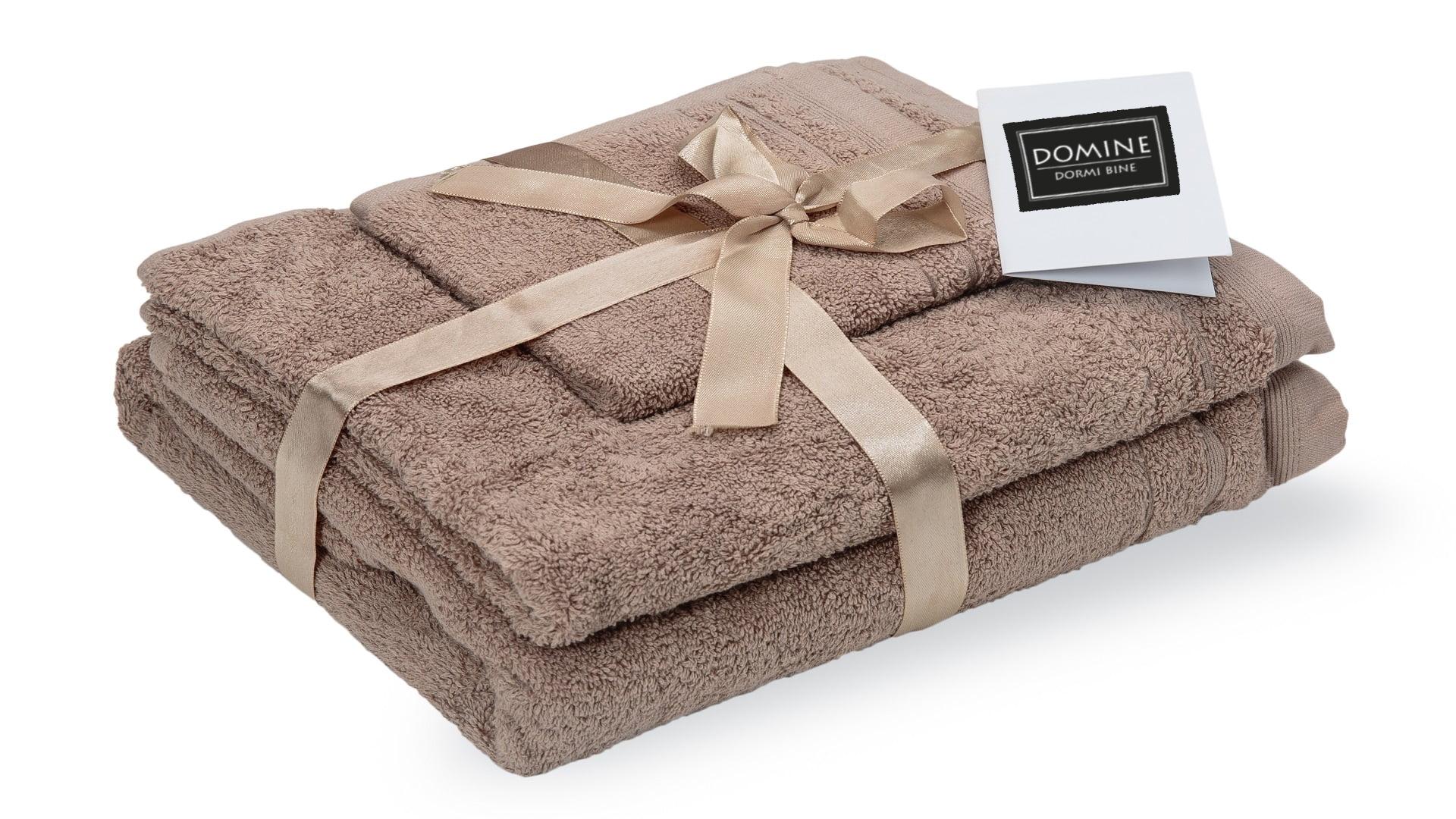 Set prosoape 3 piese 500 gsm (fata, maini, corp) Galben, SomnART