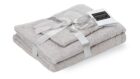 Set prosoape bumbac Domine 600gsm de fata 50×90 cm + de corp 70×140 + de maini 30×50 cm – gri