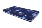 Saltea cu spumă poliuretanică Somnart Ortopedică 60×120, înălțime 10 cm, pentru bebeluși și copii, husă impermeabilă, fermitate medie, model cosmos