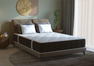 Saltea cu arcuri Pocket Somnart 2Face Confort 90×200, inaltime 22 cm, husa nedetasabila, manere, fermitate medie