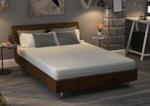 Saltea cu spuma poliuretanica SomnART Optimax Ortopedic 90×190, inaltime 18 cm, ortopedica, husa detasabila si lavabila, rulata, fermitate medie