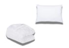 Set alb, pilota PurConfort 140×200, 250gsm + 1 perna alba Belina nematlasata