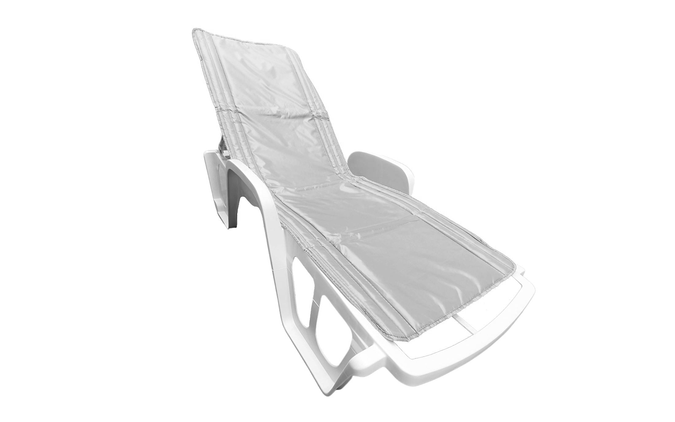 Saltea cu interior vatelină Somnart 60×190, înălțime 1 cm, pentru șezlong, două segmente, husă impermeabilă, culoare bleumarin