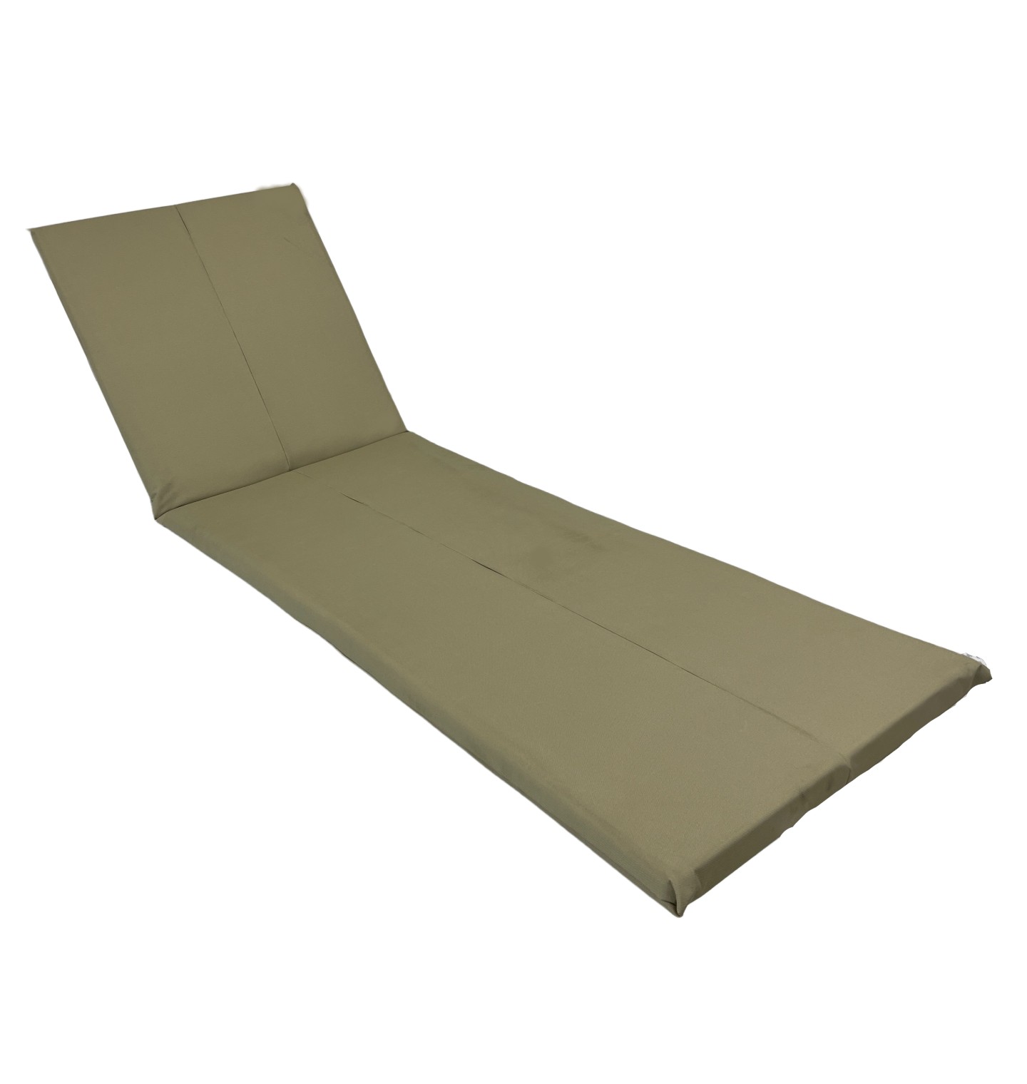 Saltea cu spumă poliuretanică Somnart 50×190, înălțime 4.5 cm, pentru șezlong, doua segmente, husă impermeabilă, culoare gri