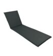 Saltea cu spumă poliuretanică Somnart 60×185, înălțime 4 cm, pentru șezlong, doua segmente, husă impermeabilă, culoare gri