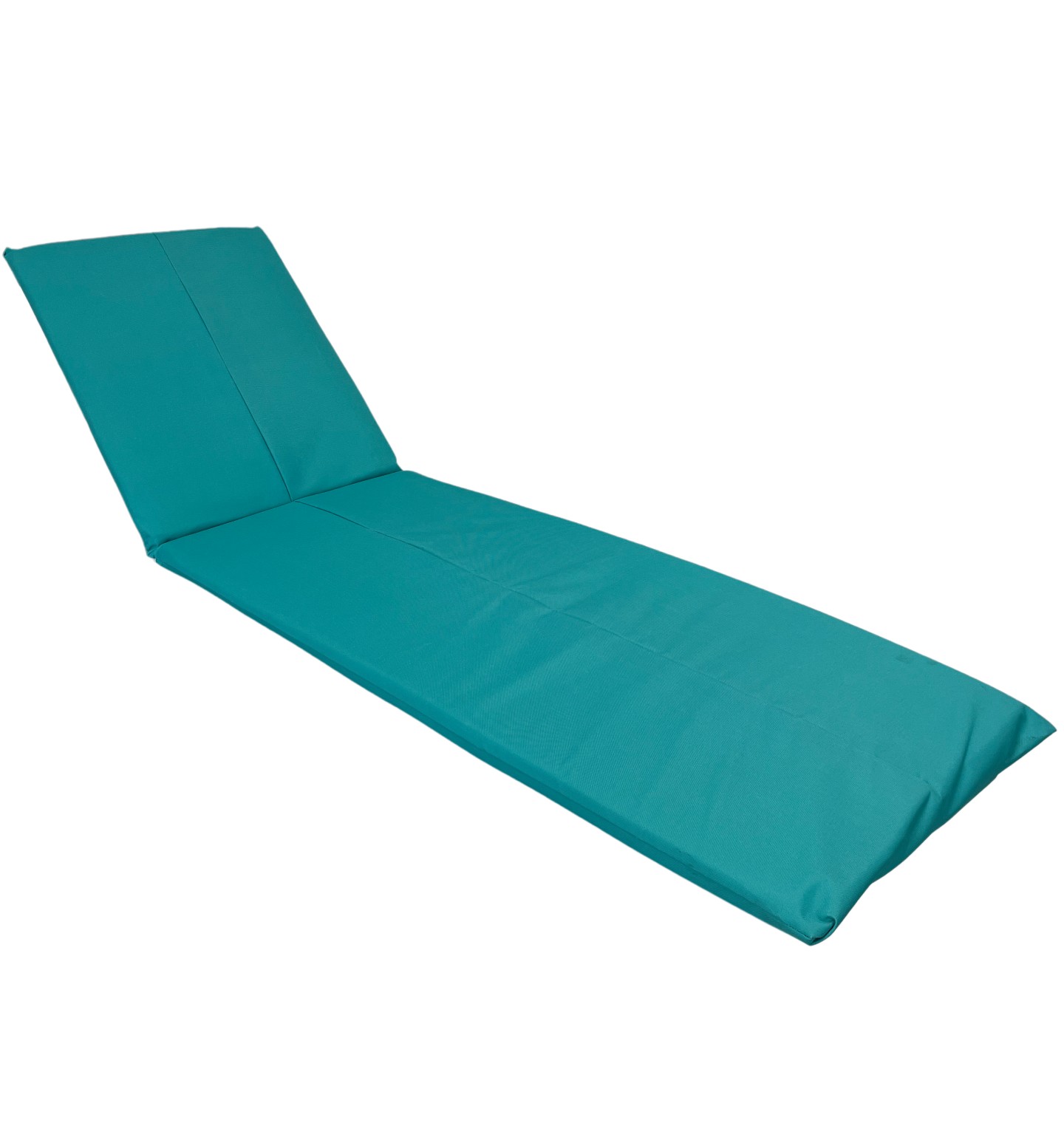 Saltea cu spumă poliuretanică Somnart 50×190, înălțime 4.5 cm, pentru șezlong, doua segmente, husă impermeabilă, culoare gri