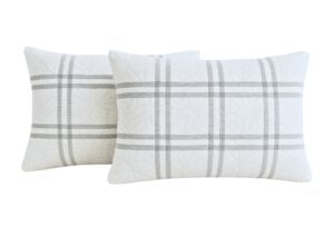 Set 2 Perne matlasate Belina Grid 50×70 cm, ed.limitata