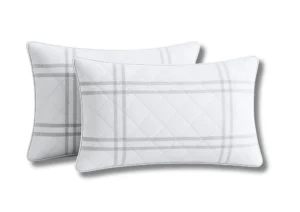 Set 2 Perne Somnart matlasate Grid Confort 50×70 cm