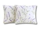 Set 2 Perne Somnart matlasate Lavanda Confort 60×60 cm