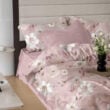Lenjerie de pat finet 6 piese, cearceaf pat clasic, cearceaf pilota 200×230, 2 fete perna 50×70, 2 fete perna 70×70, Extra, Blush Garden, FNC19