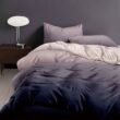 Lenjerie de pat finet 4 piese, cearceaf pat clasic, cearceaf pilota 200×230, 2 fete perna 50×70, Extra, Amethyst Dream, 11