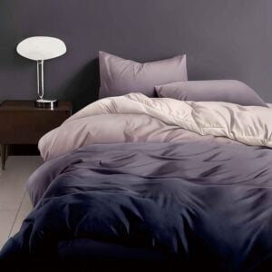 Lenjerie de pat finet 4 piese, cearceaf pat clasic, cearceaf pilota 200×230, 2 fete perna 50×70, Extra, Amethyst Dream, 11